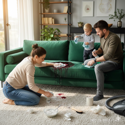 5 domowych sposobów na to, jak wyczyścić kanapę, sofę i narożnik